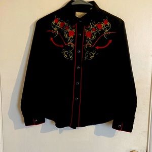 Girls Roper western shirt size XL (14).